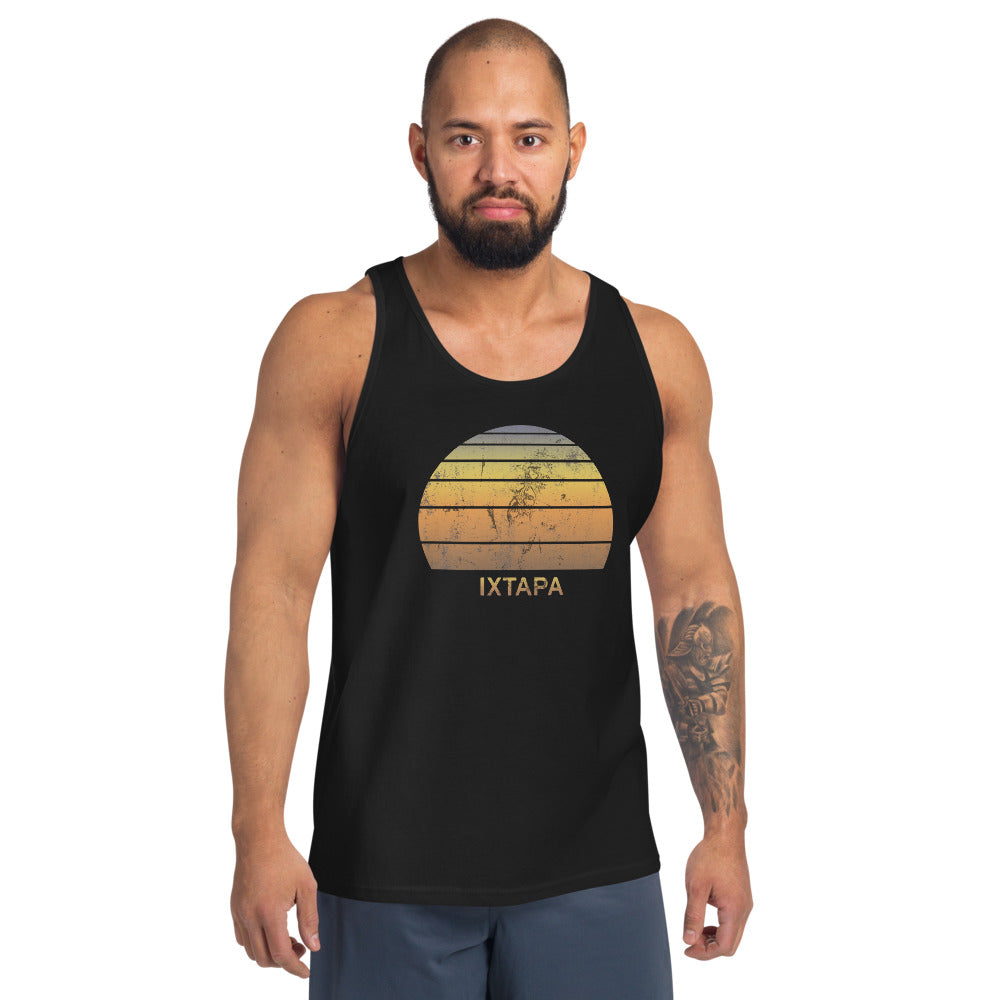 Retro Ixtapa Mexico Mexican Beach Vacation Souvenir Unisex Tank Top