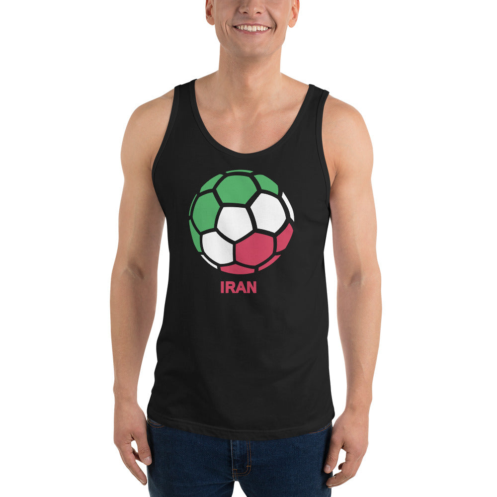 Iran National Soccer Team Football Country Flag Pride Unisex Tank Top