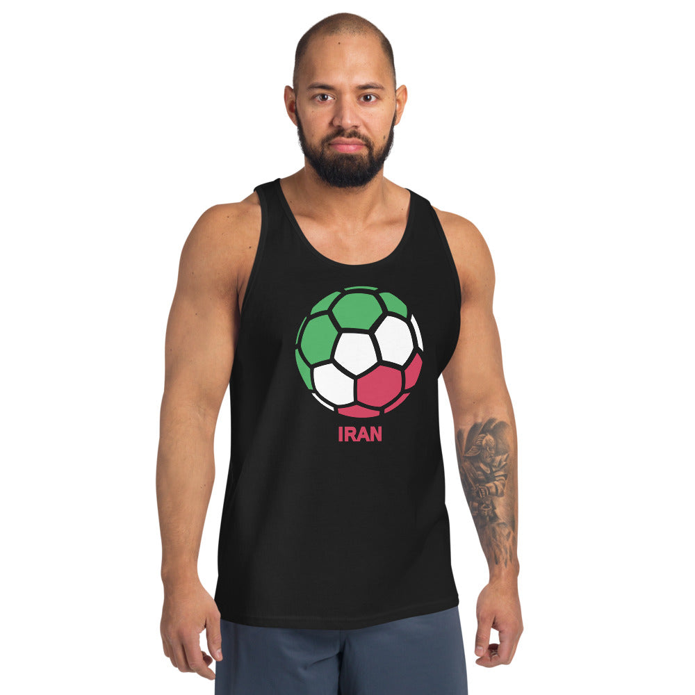 Iran National Soccer Team Football Country Flag Pride Unisex Tank Top