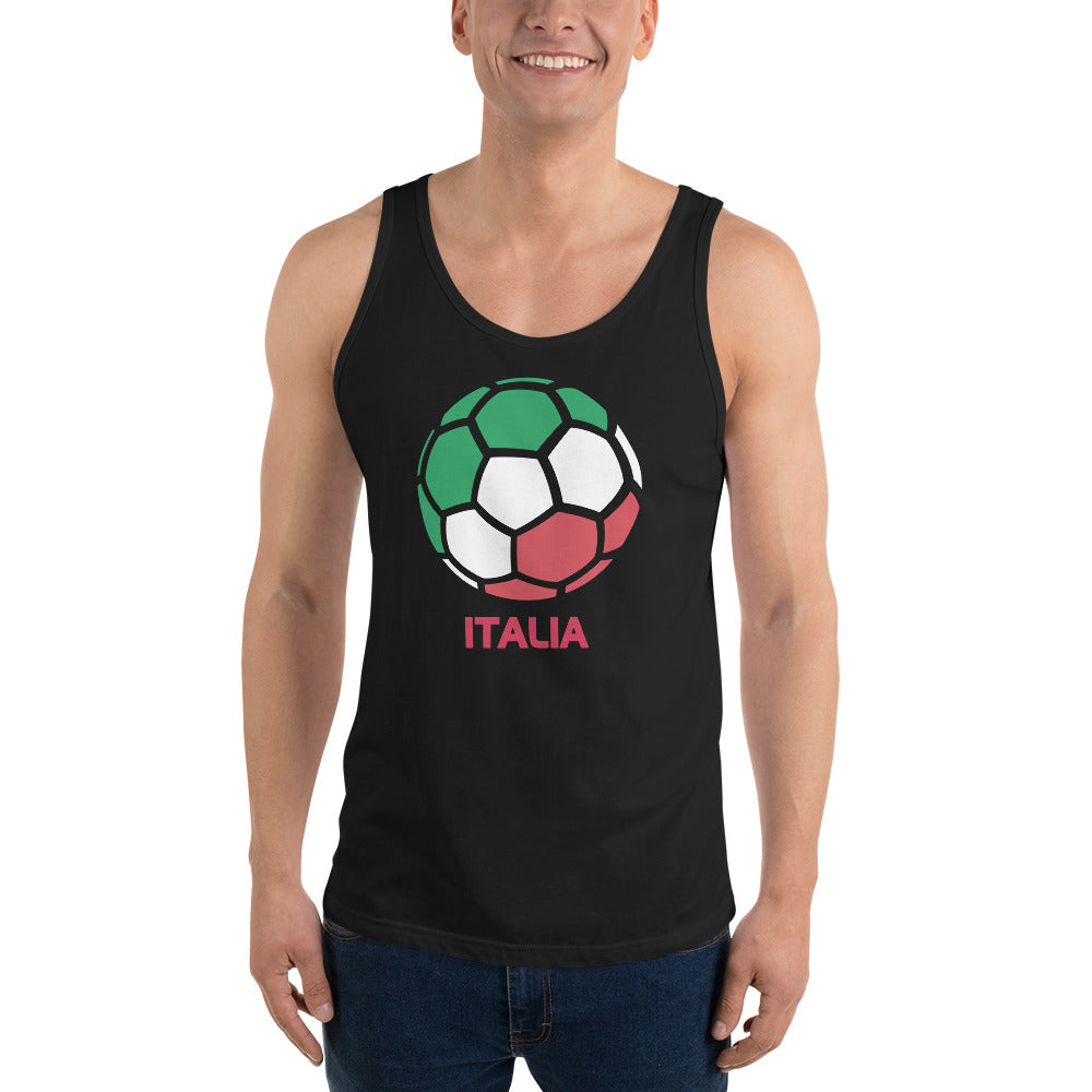 Italia National Soccer Team Football Country Flag Pride Unisex Tank Top