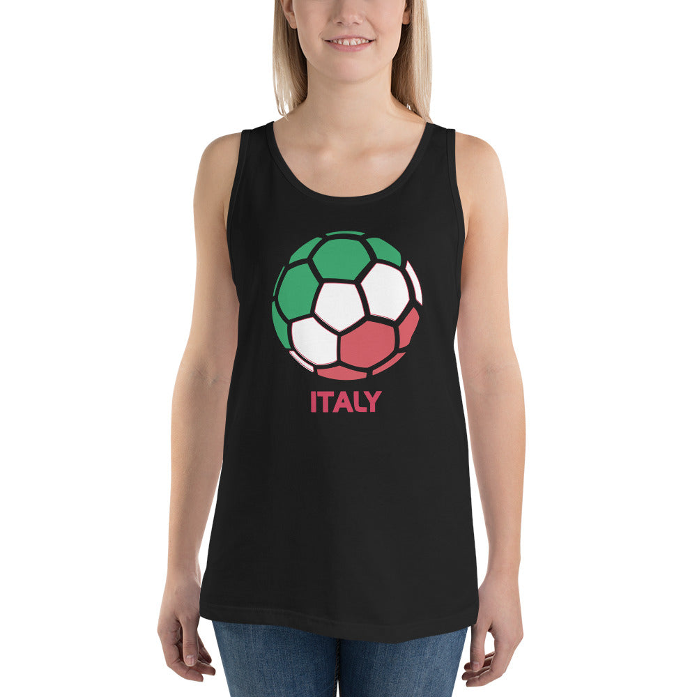 Italy National Soccer Team Football Country Flag Pride Unisex Tank Top