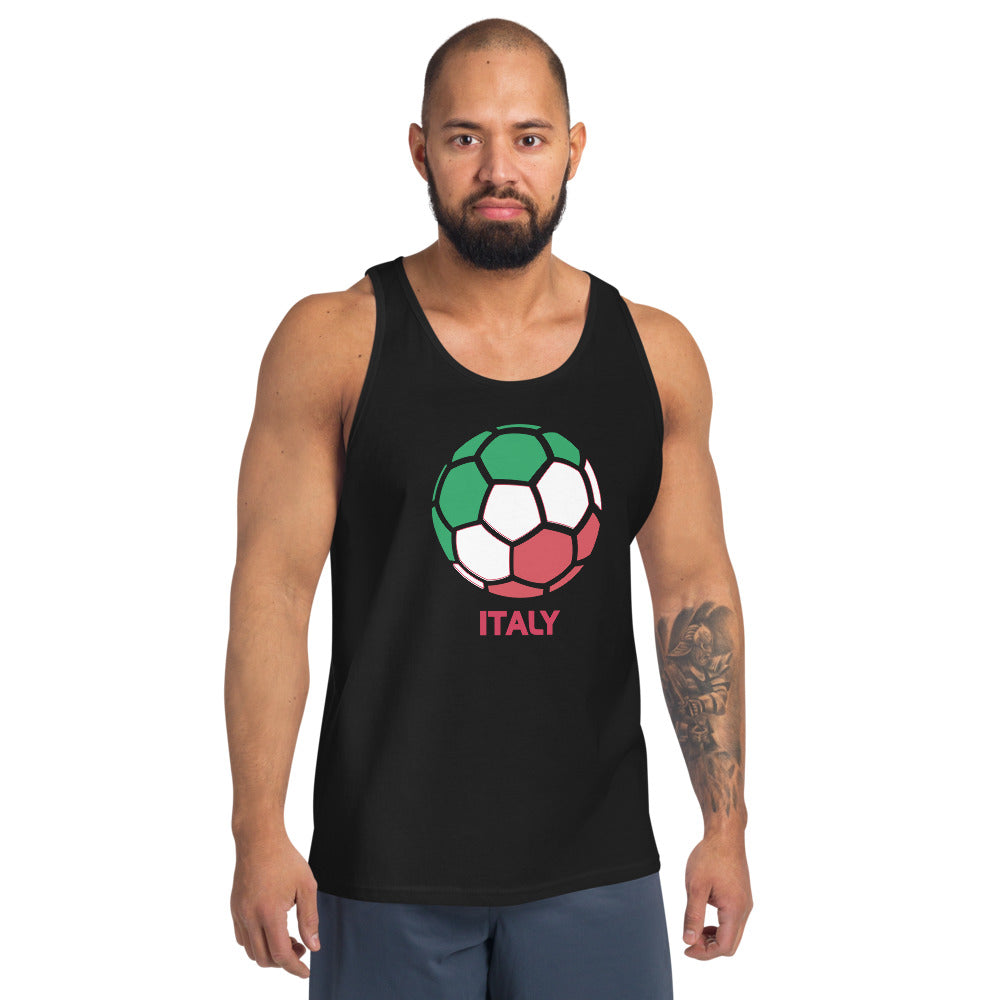 Italy National Soccer Team Football Country Flag Pride Unisex Tank Top