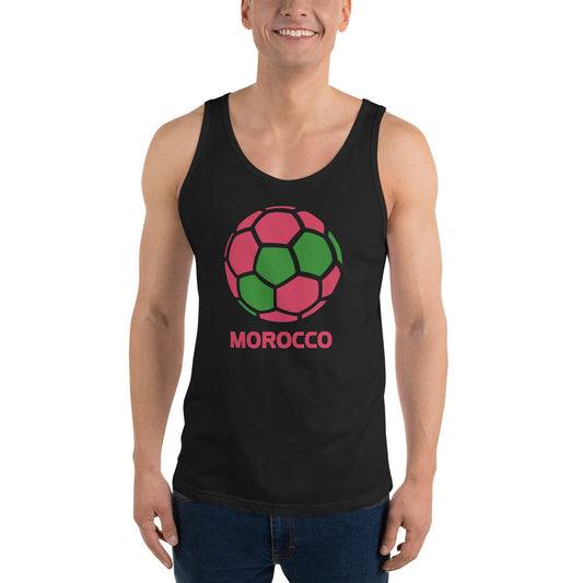 Morocco National Soccer Team Football Country Flag Pride Unisex Tank Top