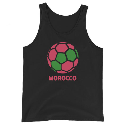Morocco National Soccer Team Football Country Flag Pride Unisex Tank Top