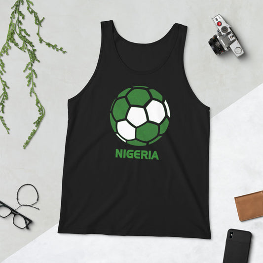 Nigeria National Soccer Team Football Country Flag Pride Unisex Tank Top