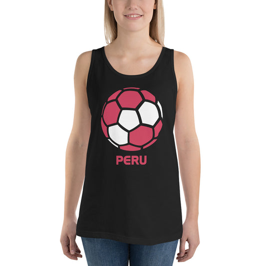 Peru National Soccer Team Football Country Flag Pride Unisex Tank Top