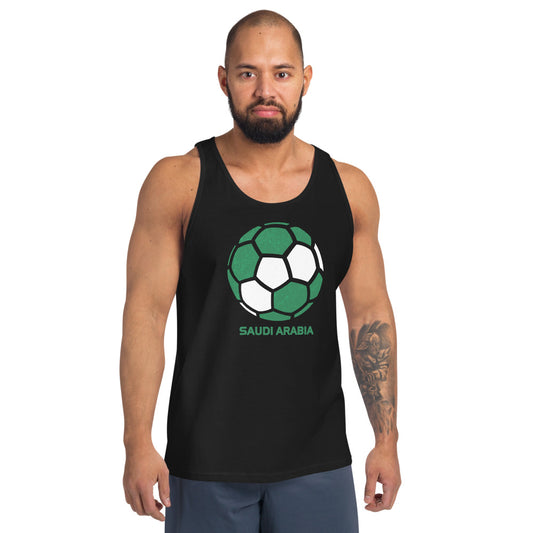 Saudi Arabia National Soccer Team Football Country Flag Pride Unisex Tank Top