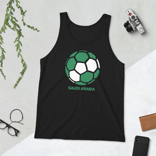 Saudi Arabia National Soccer Team Football Country Flag Pride Unisex Tank Top