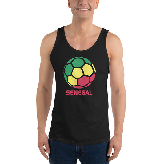 Senegal National Soccer Team Football Country Flag Pride Unisex Tank Top