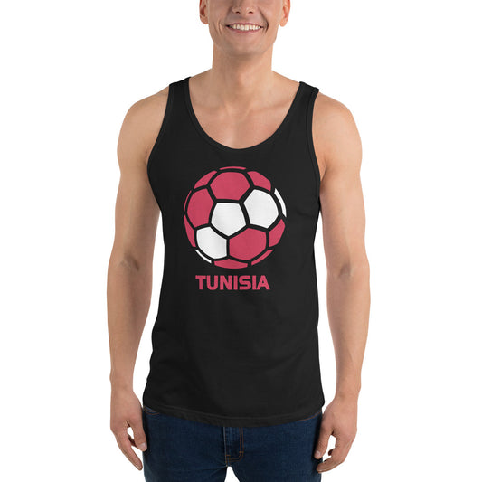 Tunisia National Soccer Team Football Country Flag Pride Unisex Tank Top