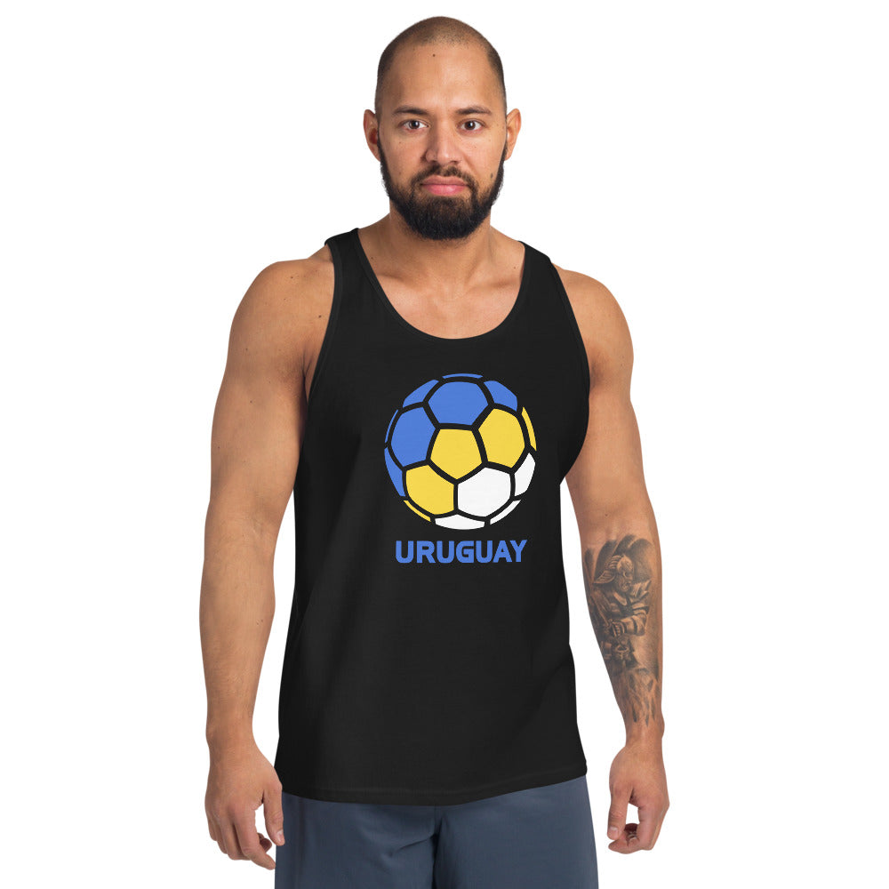 Uruguay National Soccer Team Football Country Flag Pride Unisex Tank Top