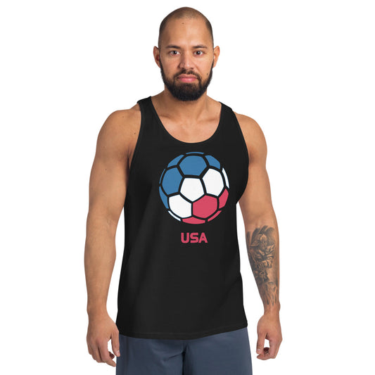 USA United States National Soccer Team Football Country Flag Pride Unisex Tank Top