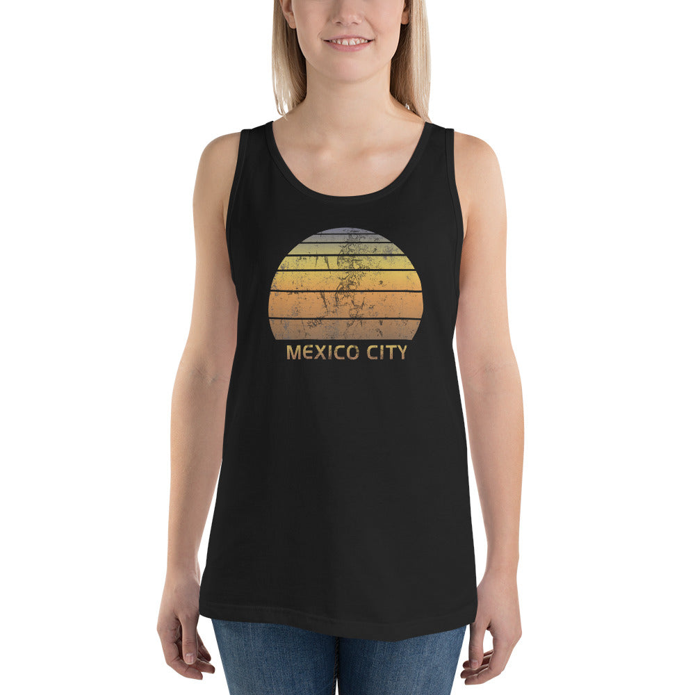 Retro Mexico City Mexico Unisex Tank Top