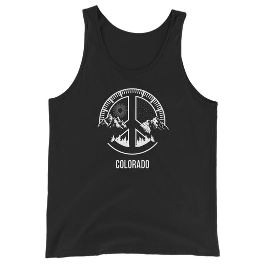 Colorado Skiing Snowboarding Camping Fan Unisex Tank Top