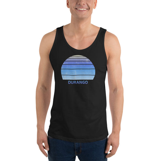 Retro Durango Colorado Ski Skiing Fan Unisex Tank Top