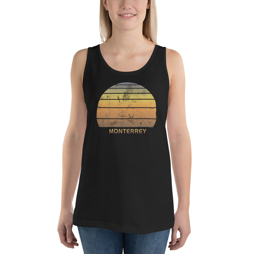 Retro Monterrey Mexico Unisex Tank Top