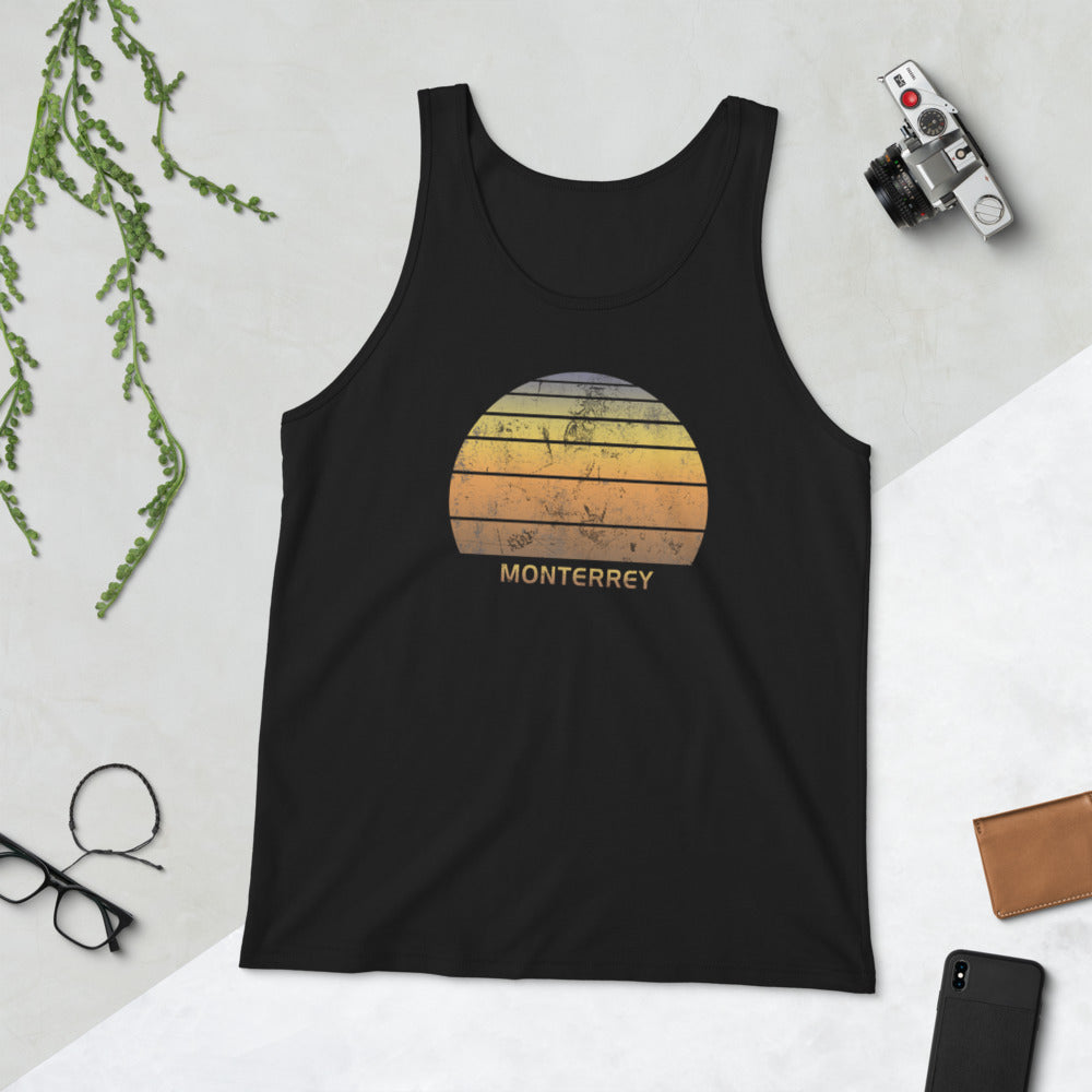 Retro Monterrey Mexico Unisex Tank Top