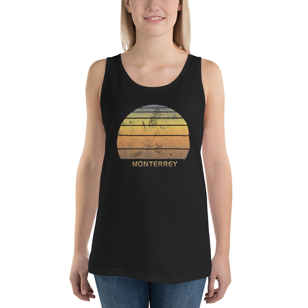 Retro Monterrey Mexico Unisex Tank Top