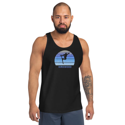 Retro Kirkwood California Skiing Fan Unisex Tank Top
