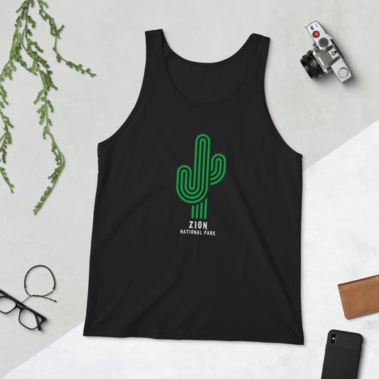 Zion National Park Utah  Graphic Print Unisex Tank Top