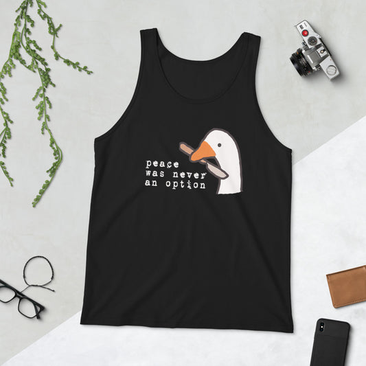 Untitled Goose Funny Slogan Video Game Fans Unisex Tank Top