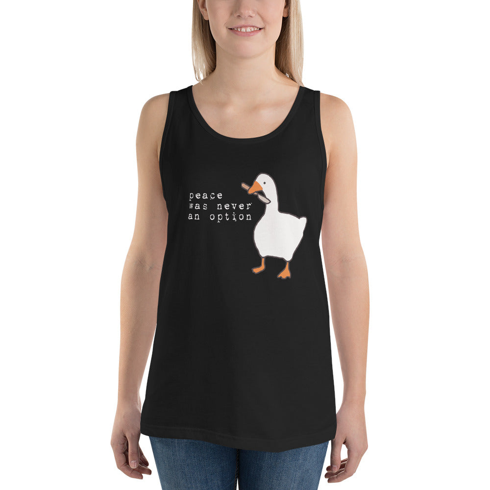Untitled Goose  Slogan Gamer Video Game Fan Unisex Tank Top