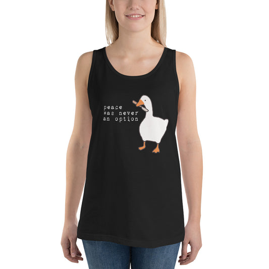 Untitled Goose  Slogan Gamer Video Game Fan Unisex Tank Top