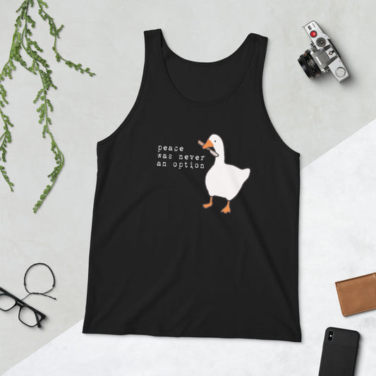 Untitled Goose  Slogan Gamer Video Game Fan Unisex Tank Top