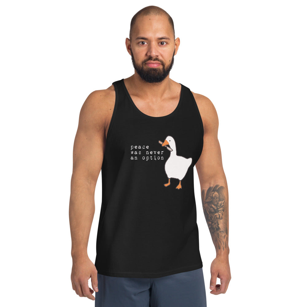 Untitled Goose  Slogan Gamer Video Game Fan Unisex Tank Top