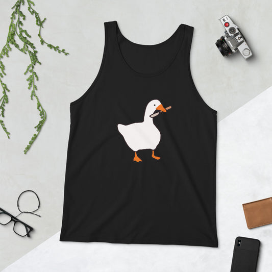 Untitled Goose Gamer Video Game Fan Funny Unisex Tank Top