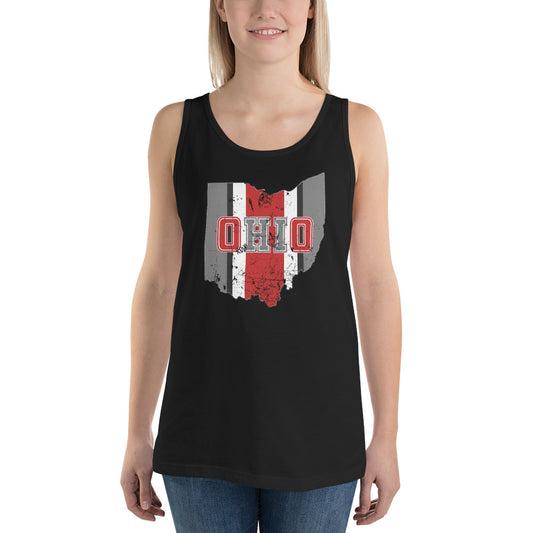 Retro State Of Ohio Cool Native Fan Unisex Tank Top