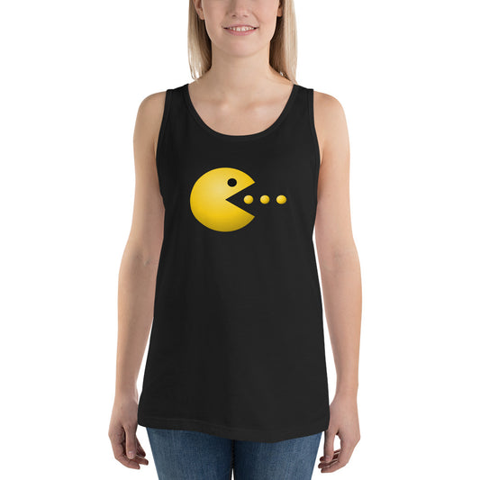 Retro Old School Video Game Fan Arcade Pac Man Gamer Unisex Tank Top