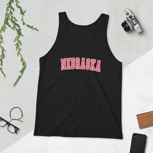 Nebraska College Football Fan Unisex Tank Top