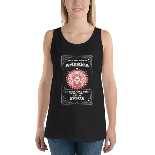 Native American Sioux Indian Tribe Ancestry Heritage Unisex Tank Top