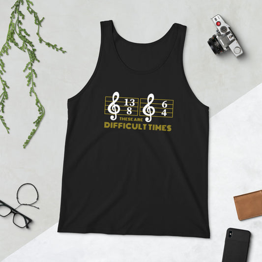 Funny Music Fan Quote Writer Composer Unisex Tank Top