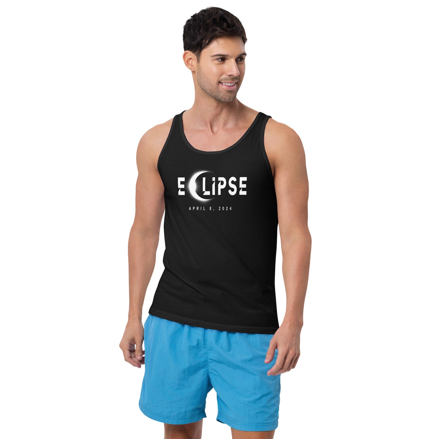 Total Eclipse April 8 2024 Souvenir Memento Unisex Tank Top