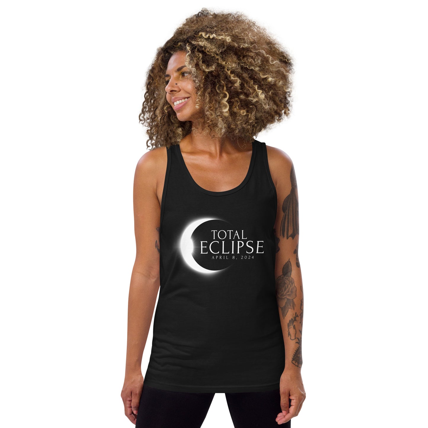 Total Eclipse April 8 2024 Memento Souvenir Unisex Tank Top