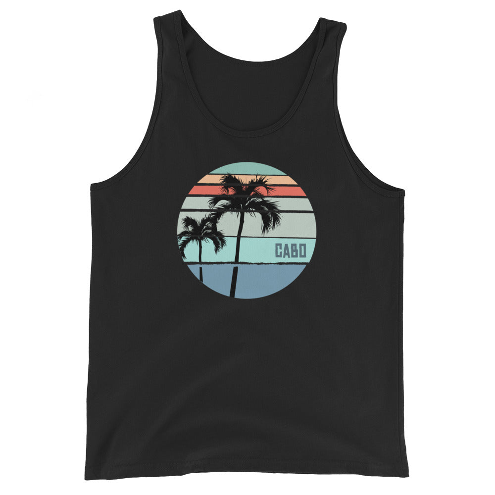 Cool Cabo San Lucas Mexico Palm Tree Vacation Souvenir Unisex Tank Top