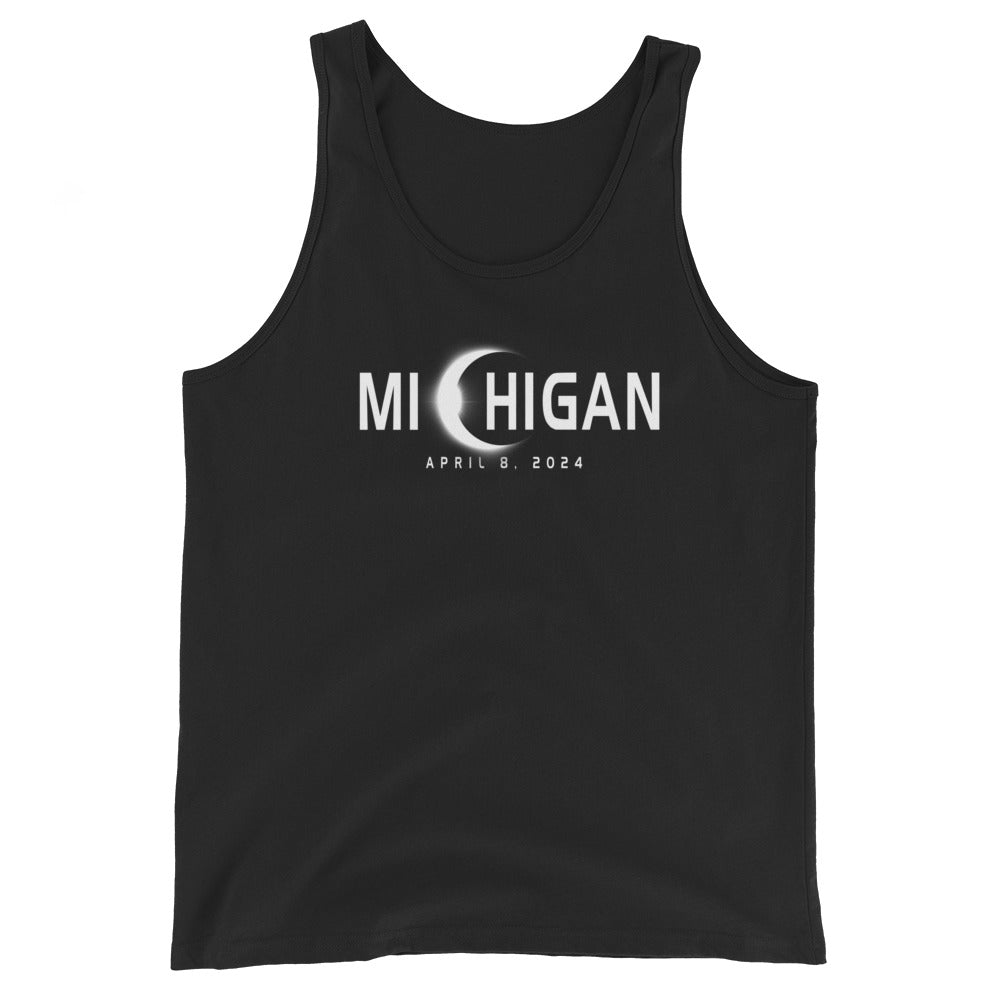 Michigan Eclipse Souvenir April 8th 2024 Unisex Tank Top