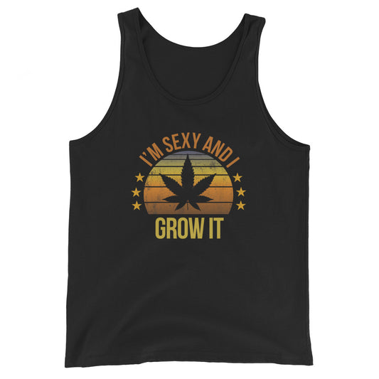 Funny Marijuana Cannabis Weed Fan 420 Quote Joke Sarcastic Unisex Tank Top