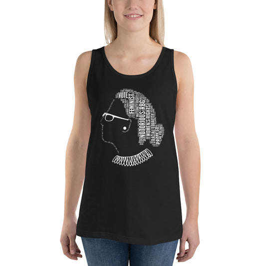 Artistic Ruth Bader Ginsburg Quote Unisex Tank Top Notorious RBG