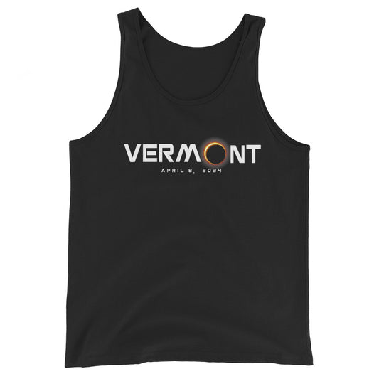 Vermont 2024 Eclipse Souvenir April 8 Unisex Tank Top