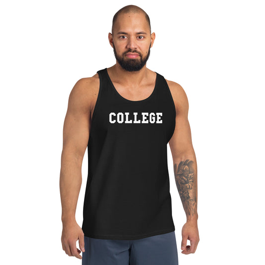 College Text House Animal Movie Funny Unisex Tank Top