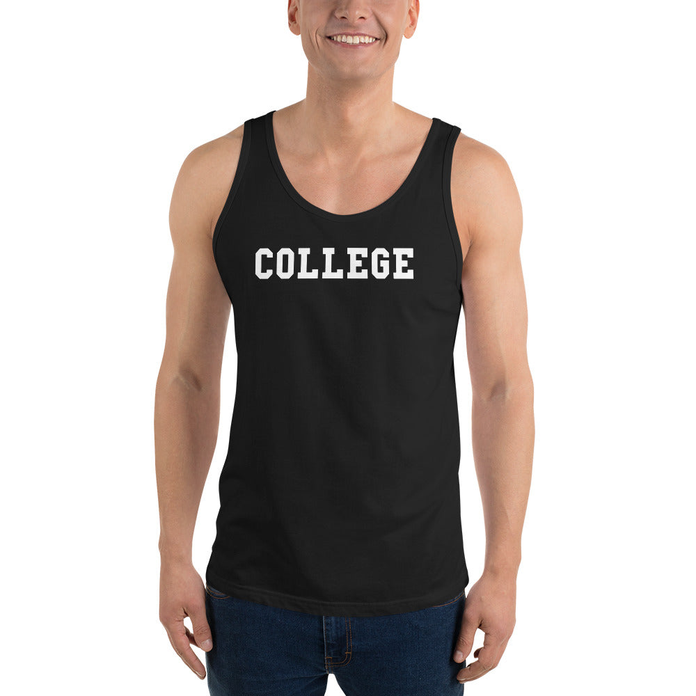 College Text House Animal Movie Funny Unisex Tank Top