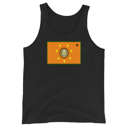 Cherokee Indian Native American Pride Ancestry Tribe Flag Unisex Tank Top