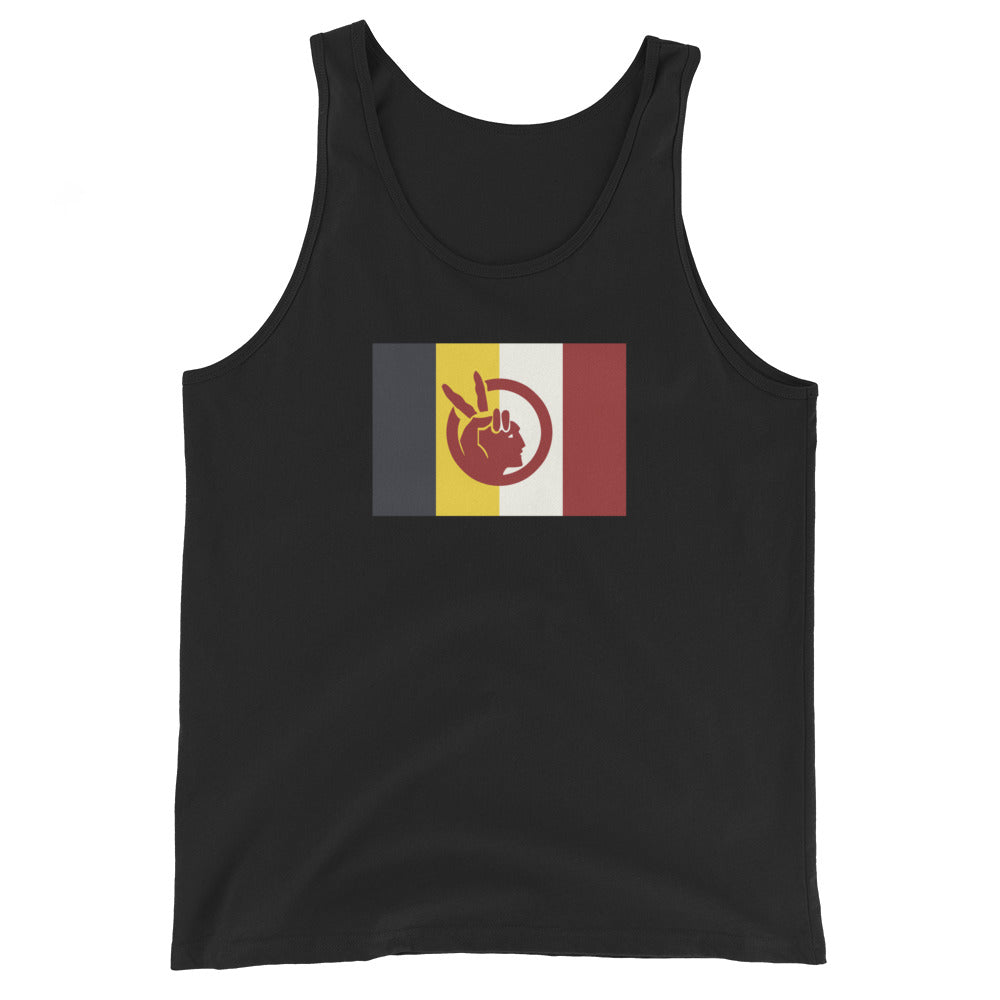 American Indian Movement Pride Flag Ancestry Native Tribe Unisex Tank Top