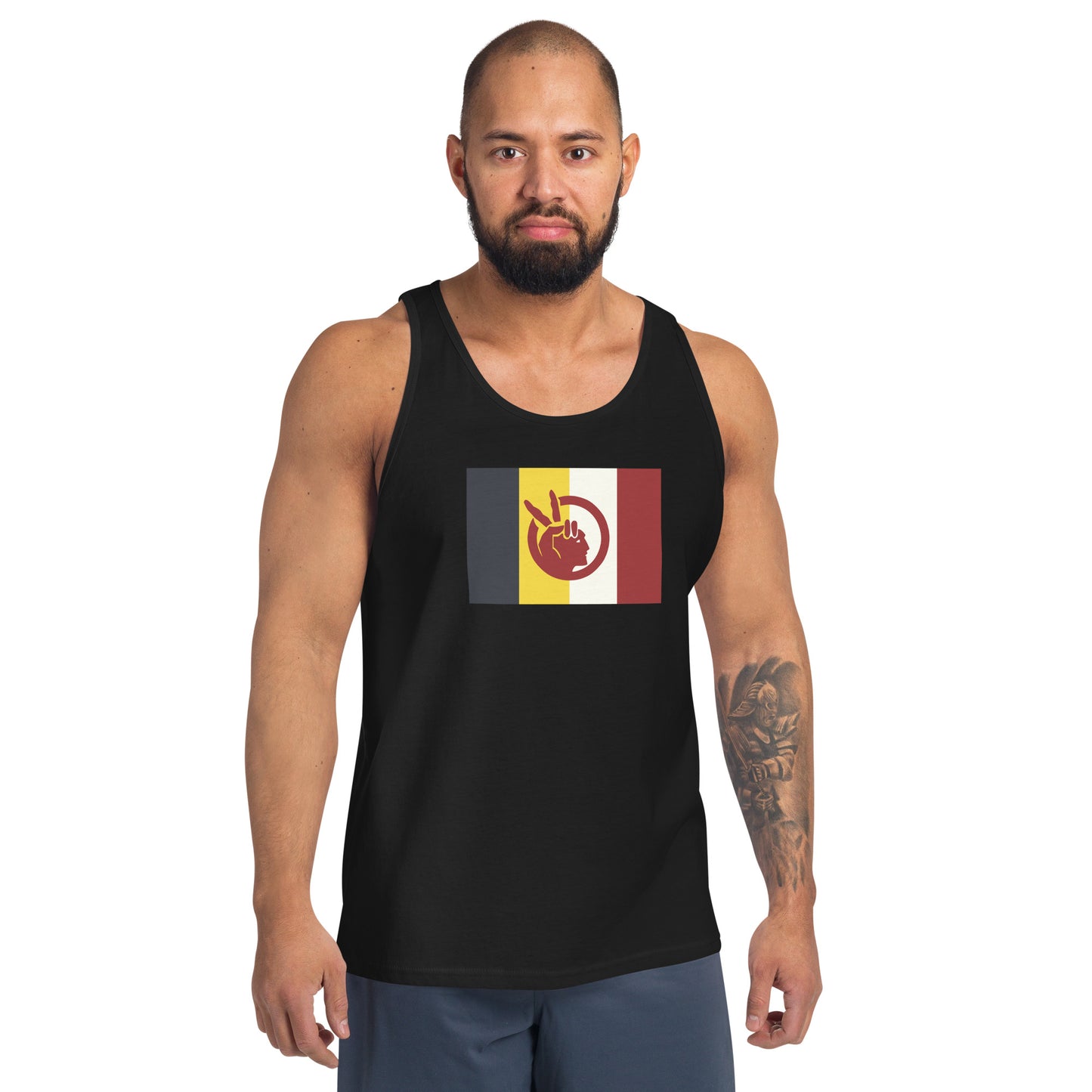 American Indian Movement Pride Flag Ancestry Native Tribe Unisex Tank Top