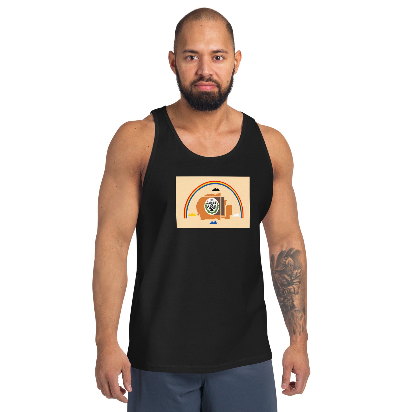 Navajo Indian Native American Pride Ancestry Tribe Flag Unisex Tank Top