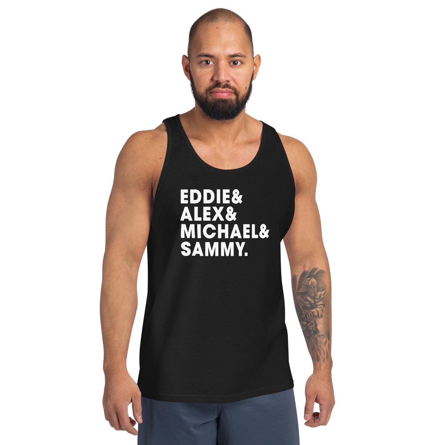 Eddie Alex Michael Sammy Classic Rock & Roll Music Band Fan Unisex Tank Top