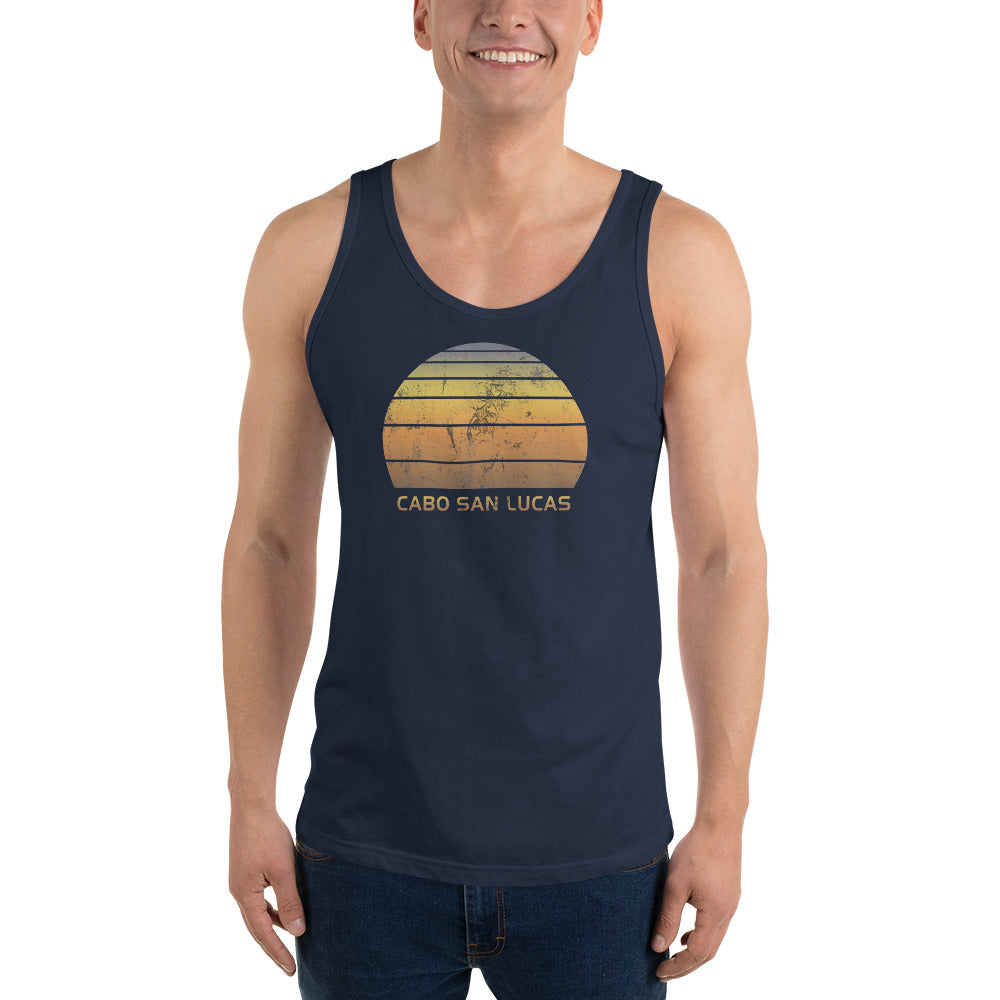 Retro Cabo San Lucas Mexico Mexican Beach Vacation Souvenir Unisex Tank Top